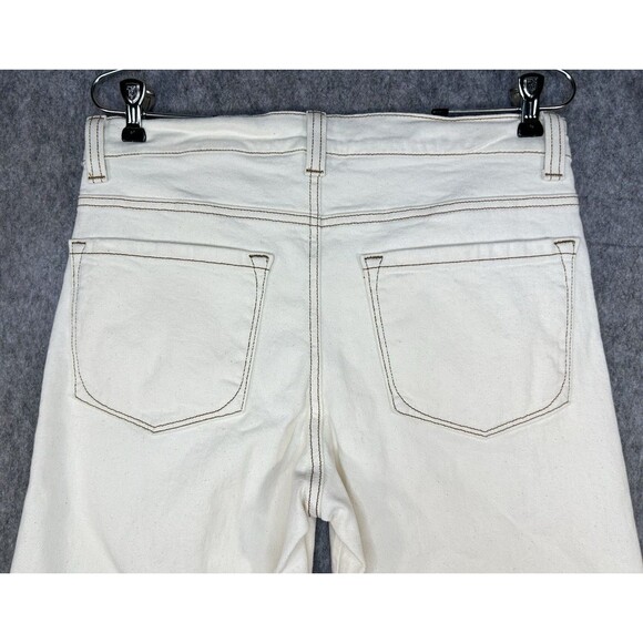Karen Kane Super Bloom Cropped Women's Jeans Natural Almond Size 10 - Picture 4 of 10